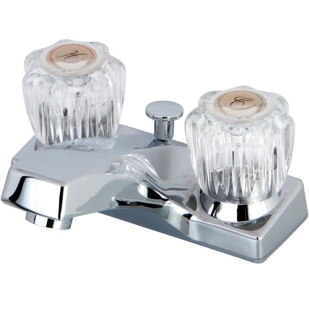 Kingston Brass Columbia 4 in Centerset Lavatory Faucet Chrome FB101 Open Box